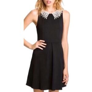 Free People Black & White Waffle Cocktail Dress Size Small